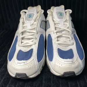 Nike Shox Shoes Women's 6.5 Athletic Running Shoes - Blue & White 2003 Rare
